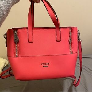 NWOT Guess bag with strap and zippers